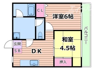 清泉ビル江坂の物件間取画像